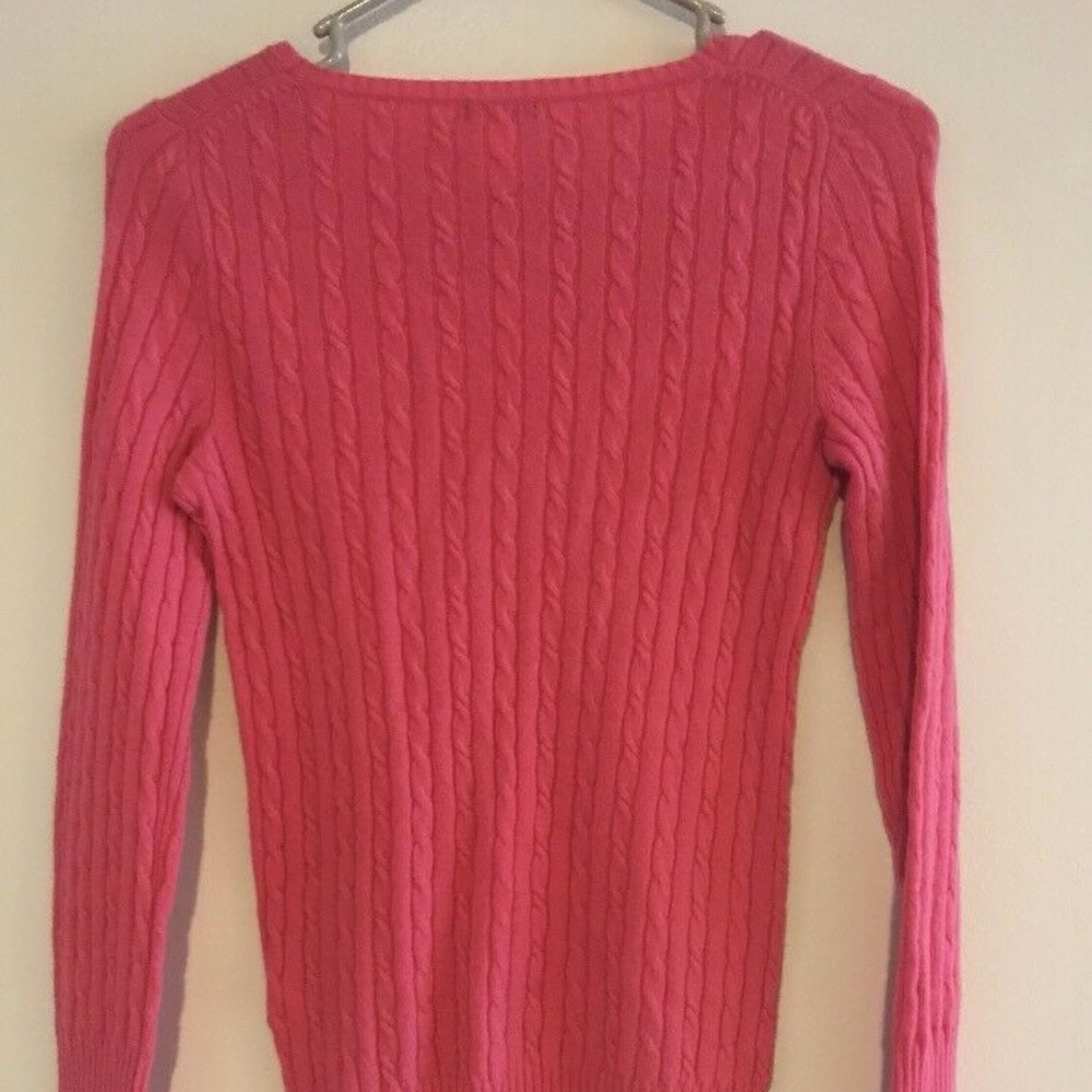 J. Crew Cable Knit Wool Cashmere Pullover Sweater - XS 85963 - Picture 5 of 6
